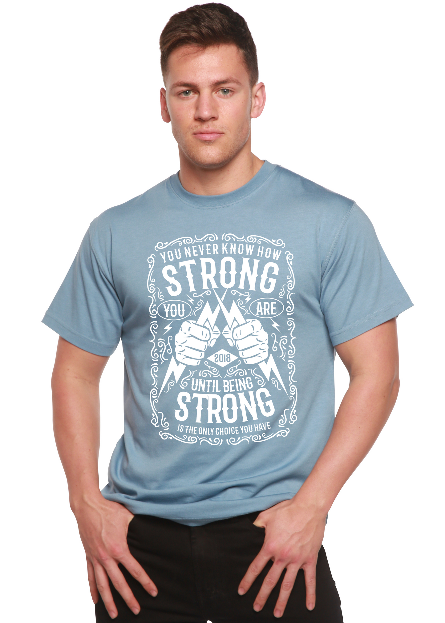 Strong Spun Bamboo® Men's Bamboo Viscose/Organic Cotton Short Sleeve Graphic T-Shirt
