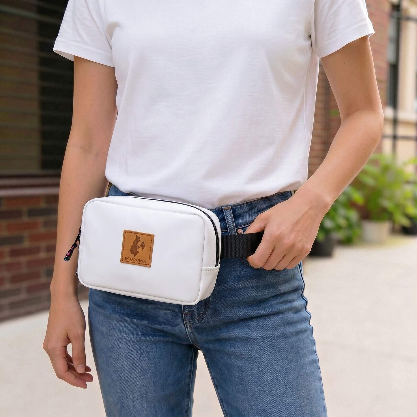 Vegan Leather Belt Bag, Crossbody Fanny Pack