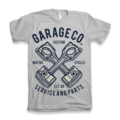 Garage Co Men's Bamboo Viscose/Organic Cotton Short Sleeve Graphic T-Shirt