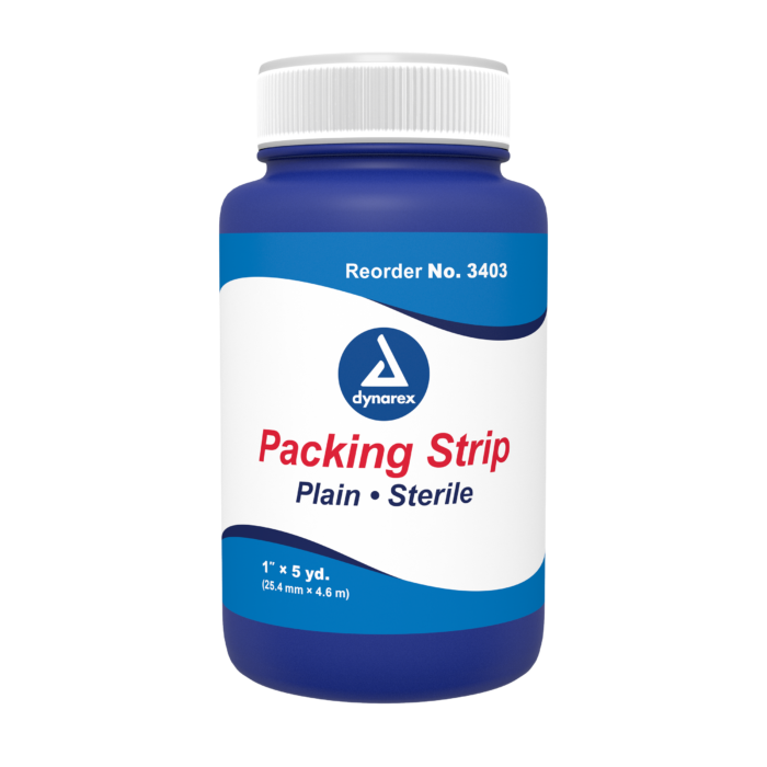 Packing Strips Plain - Sterile 1in x 5 yds