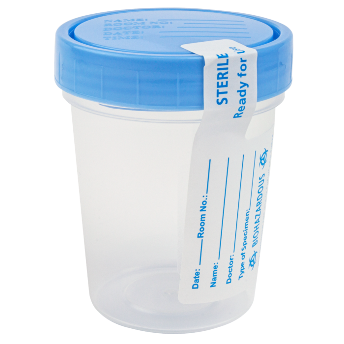 Specimen Containers, 4 oz. - Sterile, individually wrapped