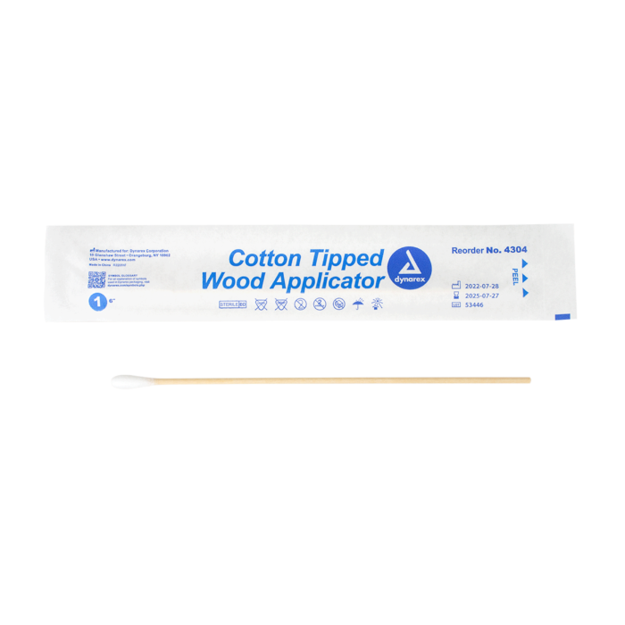 Cotton Tipped Wood Applicators Sterile 6in