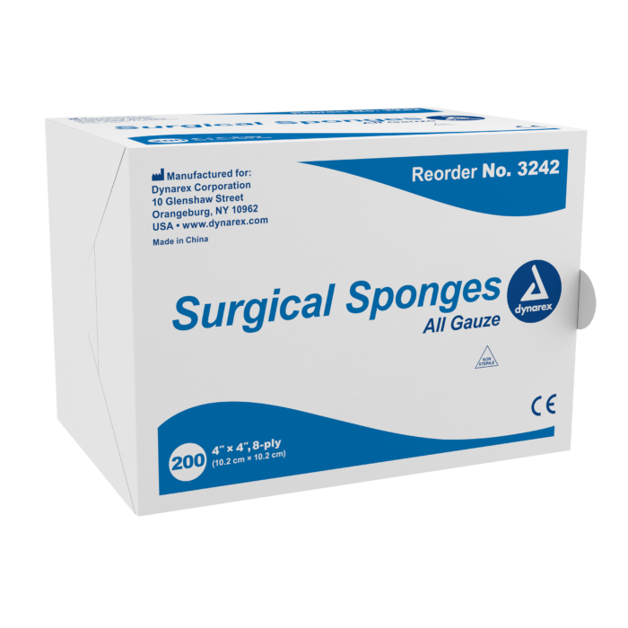 Surgical Gauze Sponge 4 x 4in 8 Ply