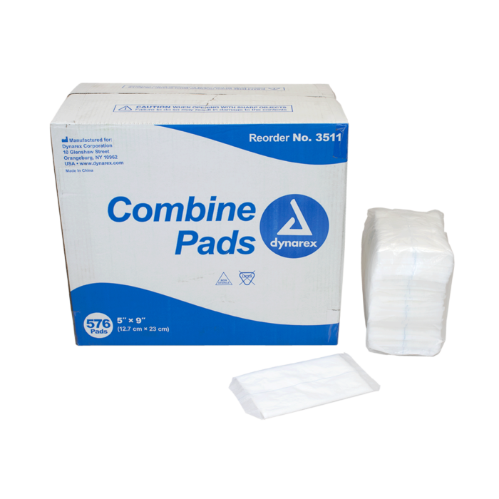 Combine Pads - Non-Sterile, 5" x 9"