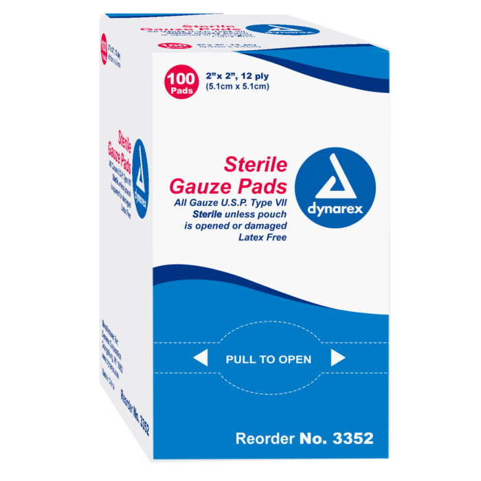 Gauze Pad Sterile 1's 2"x 2" 12 Ply