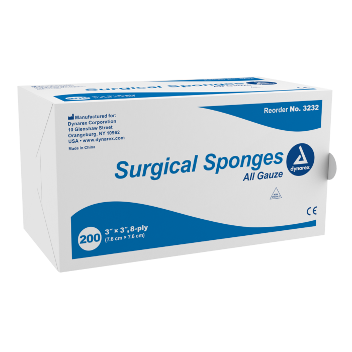 Surgical Gauze Sponge 3 x 3in 8 Ply