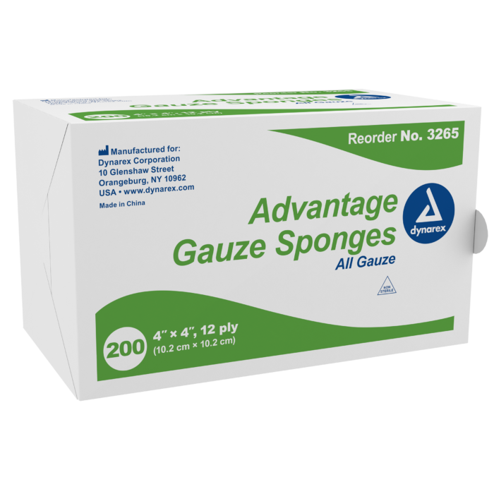 Advantage Surgical Sponges 4"x 4", 12 Ply