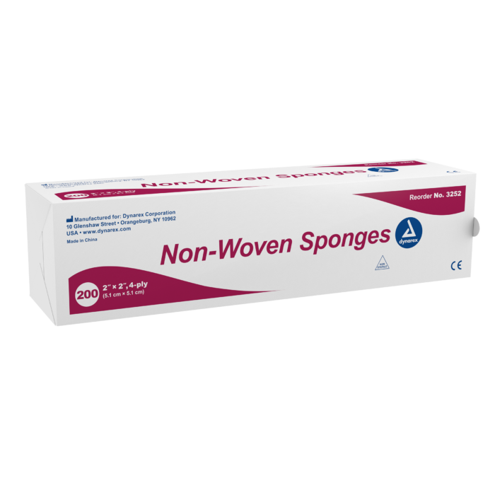 Non-Woven Sponge 2 x 2in 4 Ply