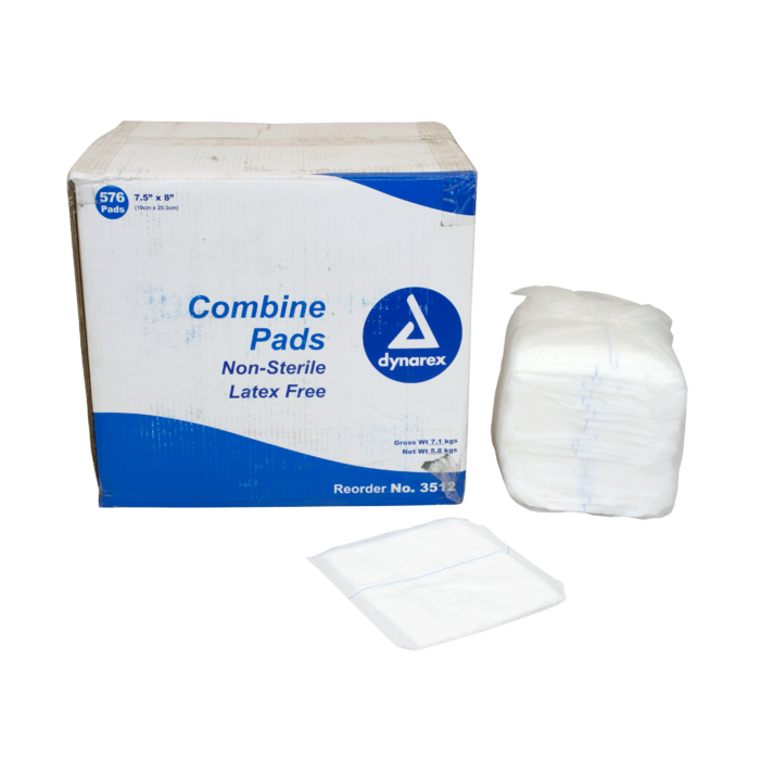 Combine Pads - Non-Sterile, 8" x 7 1/2"