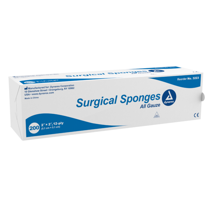 Surgical Gauze Sponge 2 x 2in 12 Ply