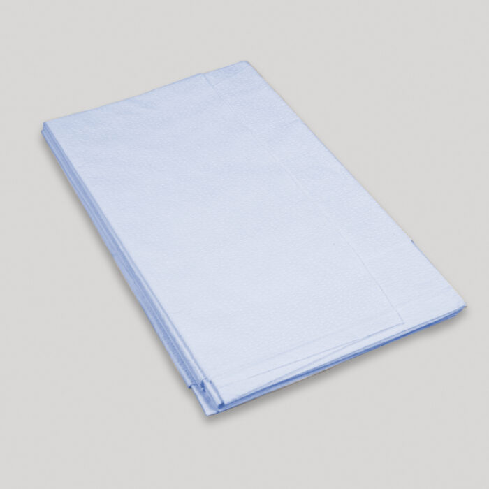 Drape Sheets (Blue PMS 2727) Poly / Tissue 2ply 40 x 90