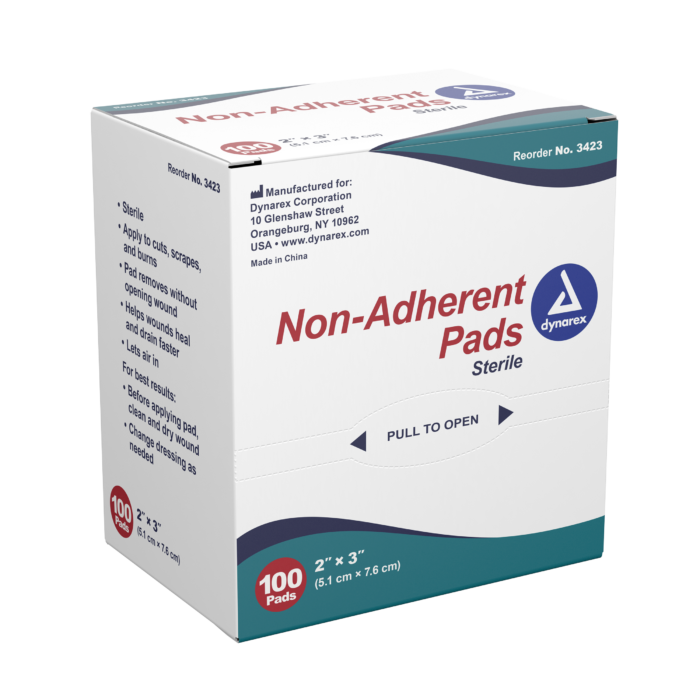 Non-Adherent Pads Sterile, 2" x 3"