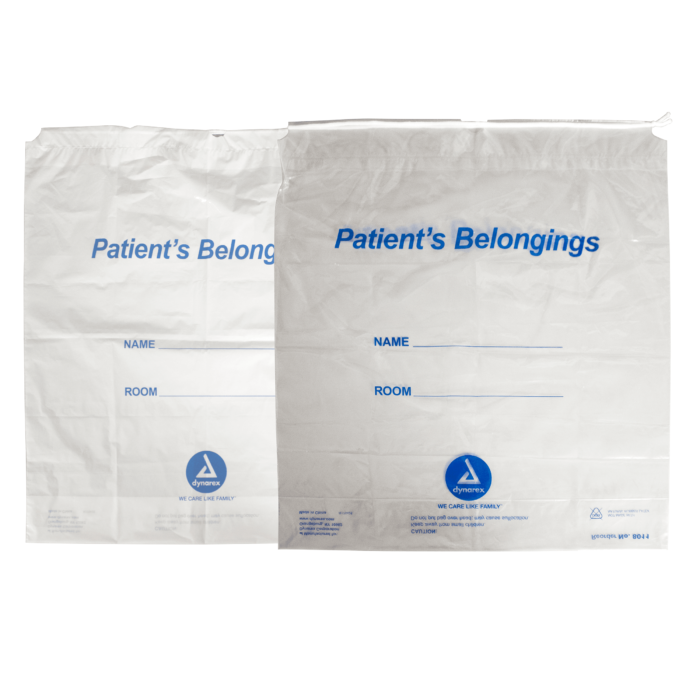 Patient Belonging Bags